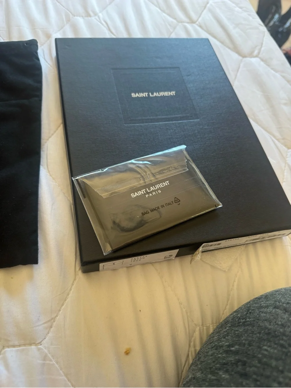 Saint Laurent logo envelope slim